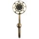 Golden Ceramic Floral Wall Hook Online